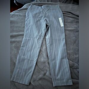 Trousers from Target. Gray pinstriped. Size10